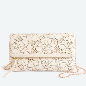 *Retired* Urban Arabella Clutch in Creamy White